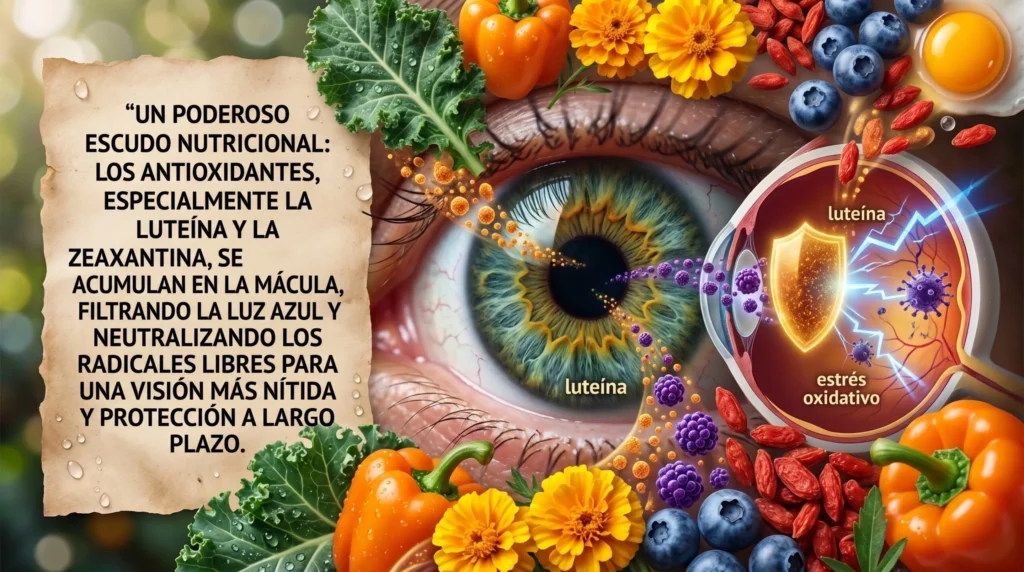 Alimentos con antioxidantes y nutrientes que ayudan contra la fatiga visual