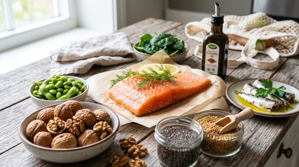 Alimentos ricos en omega 3, nutriente que ayuda con la fatiga visual